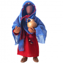 Junge Frau Erzählfigur 47 cm